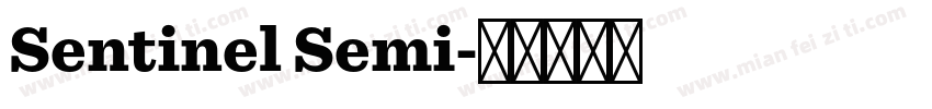 Sentinel Semi字体转换